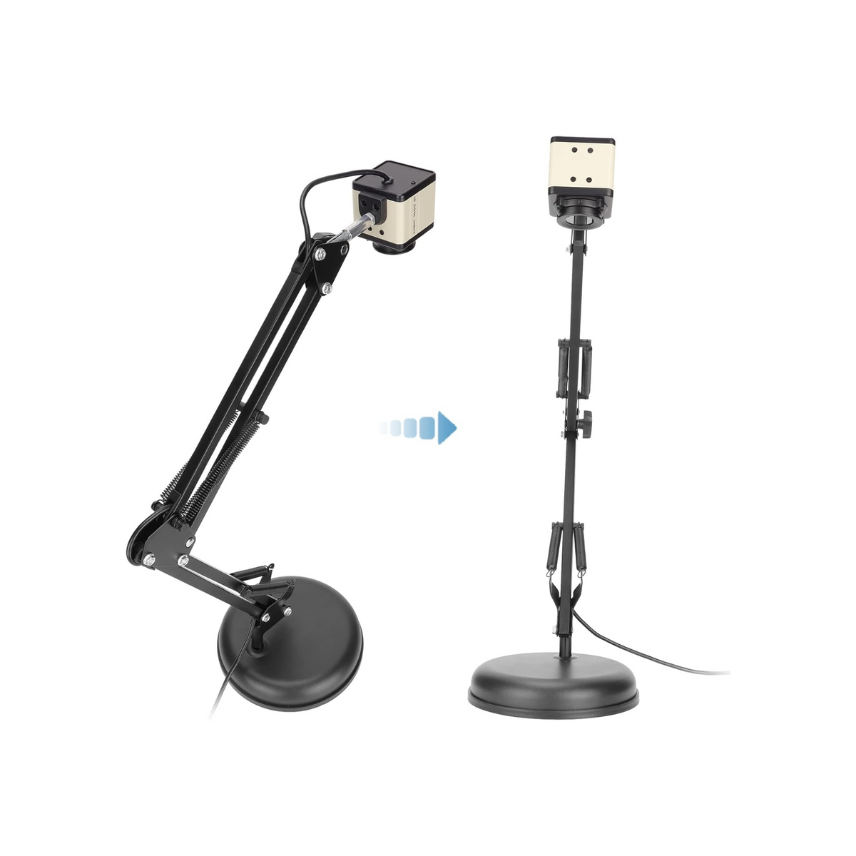 Dpofirs 8MP Document Camera, Auto Focusing Overhead Projector, A3 Size 15fps 3264x2448p, USB2.0 Book Scanner for Teachers, Document Projector for Live Demo Distance Education
