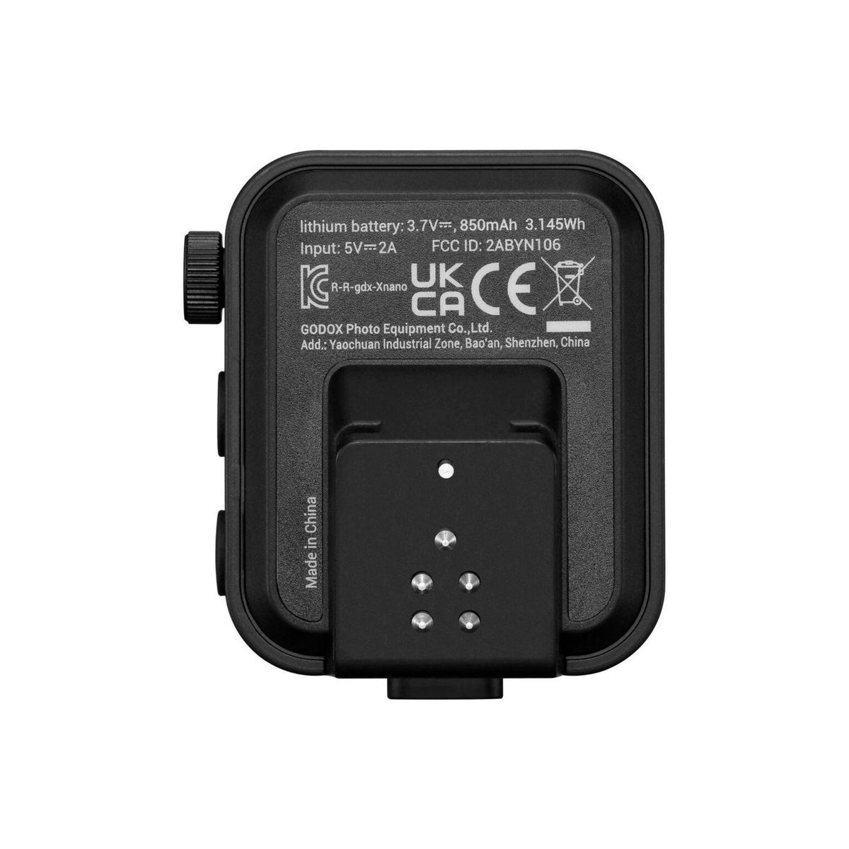 Godox X3 N Touchscreen TTL Wireless Flash Trigger, Touchscreen Interface, 2.4 GHz Frequency, 328 Range, 32 Channels, 99 IDs, Works with X Wireless Radio System, Compatible with Canon, Black | X3-N
