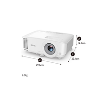 BenQ MH560 1080p Business Projector, DLP, Full HD, 1920 x 1080, 3800 Lumens High Brightness, 20000:1 High Contrast Ratio, Dual HDMI, VGA, Auto Keystone Correction, Simple Setup, SmartEco Technology