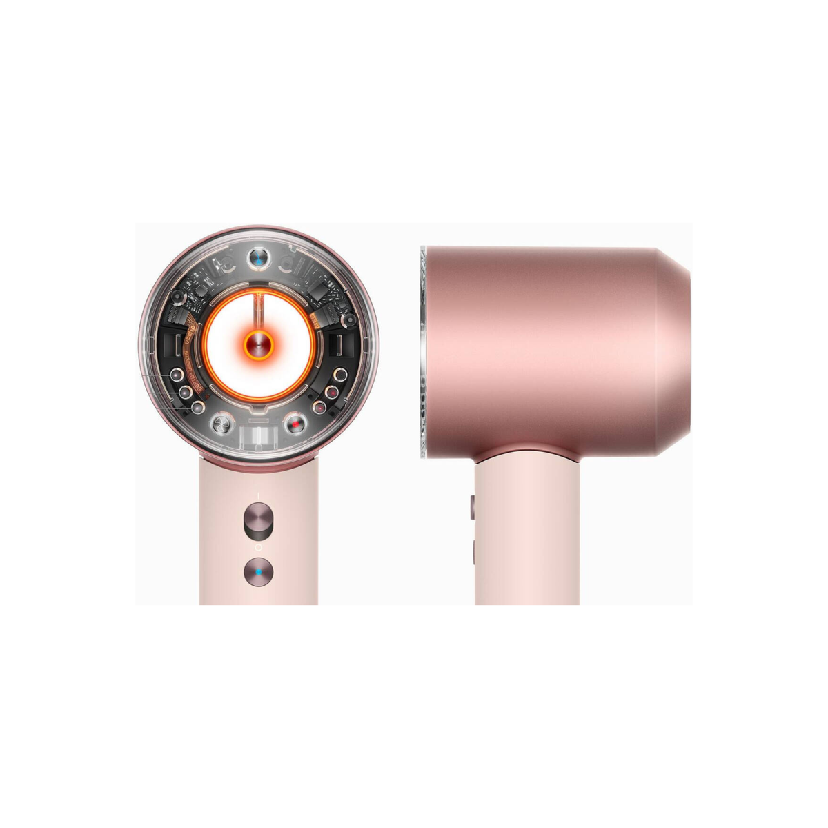 Dyson HD16 Supersonic Nural Hair Dryer, Scalp Protect Button, Instant Control, 3 Precise Airflow Settings, 4 Heat Settings, Pause Detect Technology, No Attachment, Ceramic Pink/Rose Gold | HD16-HK