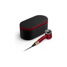 Dyson Supersonic Nural Hair Dryer, Scalp Protect Button, Instant Control, 3 Precise Airflow Settings, 4 Precise Heat Settings, Pause Detect Technology, Red Velvet/Gold | HD16