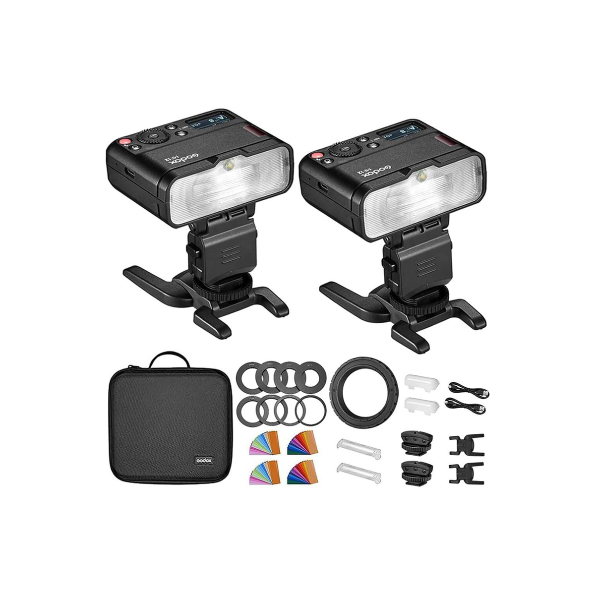 GODOX MF12 Macro Flash 2-Light Kit TTL Wireless Flash System for Close-Up and Macro Photography