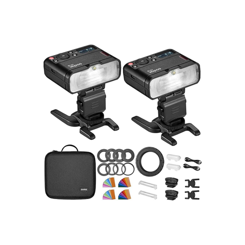 GODOX MF12 Macro Flash 2-Light Kit TTL Wireless Flash System for Close-Up and Macro Photography