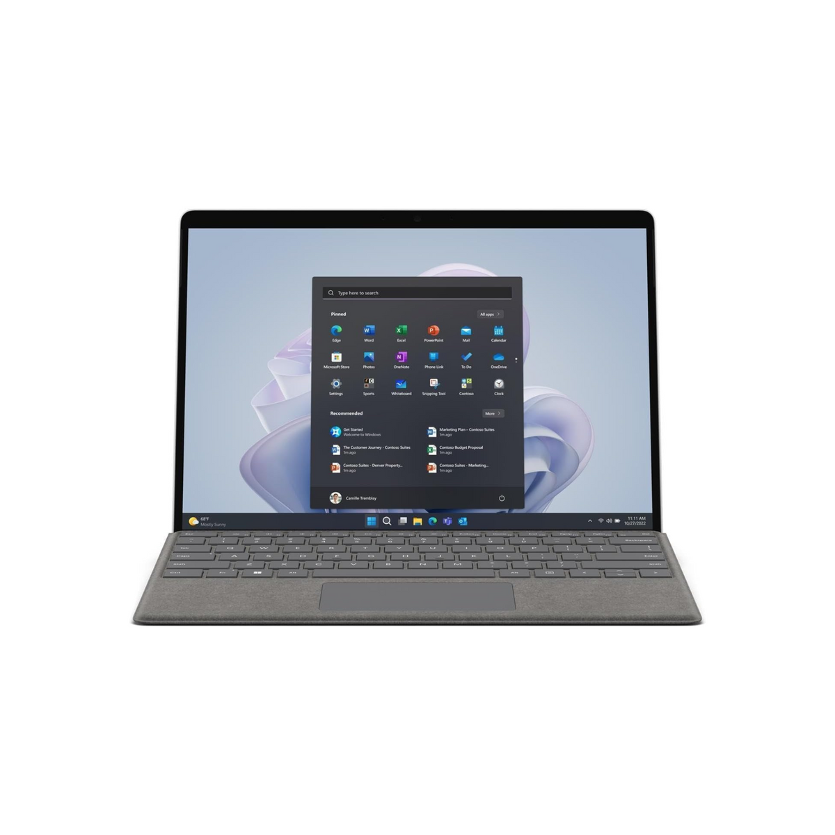 Microsoft Surface Pro 9 | 13” Touchscreen 2-in-1 Laptop/Tablet PC | Intel Core i5-1235U | 8GB RAM | 256GB SSD | Windows 11 Home | Platinum | QEZ-00008 UAE Version | Device Only
