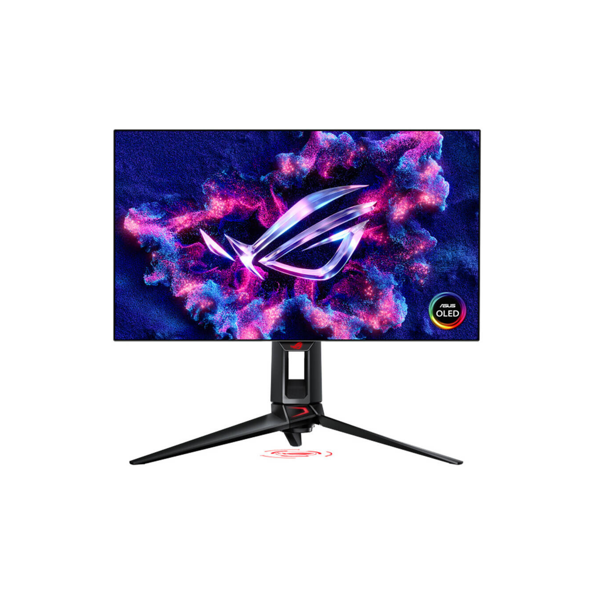 Asus ROG 26.5" Swift PG27AQDP QHD Premium OLED Gaming Monitor, 480Hz Refresh Rate, 0.03ms Response Time, FreeSync & G-Sync, 1.5M 1 Contrast Ratio, 10-Bit 1.07B Colours, AI ASSISTANT, Black | PG27AQDP