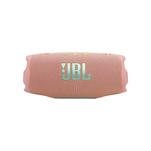 JBL Charge 6 - Portable waterproof and drop-proof Bluetooth speaker with built-in power bank, multi-speaker connection via Auracast, up to 28 hours playtime, fast charging, and powerful sound – Pink.