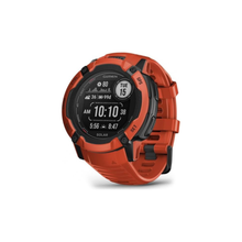 GARMIN Solar Rugged Smartwatch Instinct 2X - Flame Red | GPS Military Smartwatch with Unlimited Battery Life | Built-in LED Flashlight and Built in Sports App | 24/7 Body Monitoring