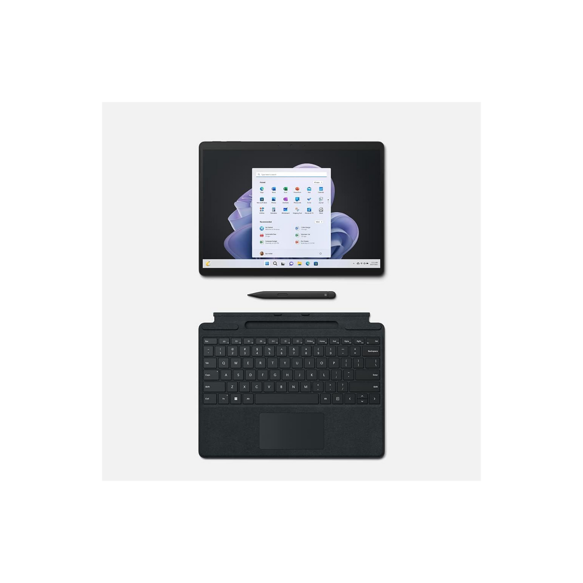 Microsoft Surface Pro 9 | 13” 2-in-1 Laptop/Tablet PC | Intel Core i7-1255U, Fast processor for Multi-tasking | 16GB RAM | 256GB SSD | Windows 11 Home | Black | QIL-00025 UAE Version | Device Only