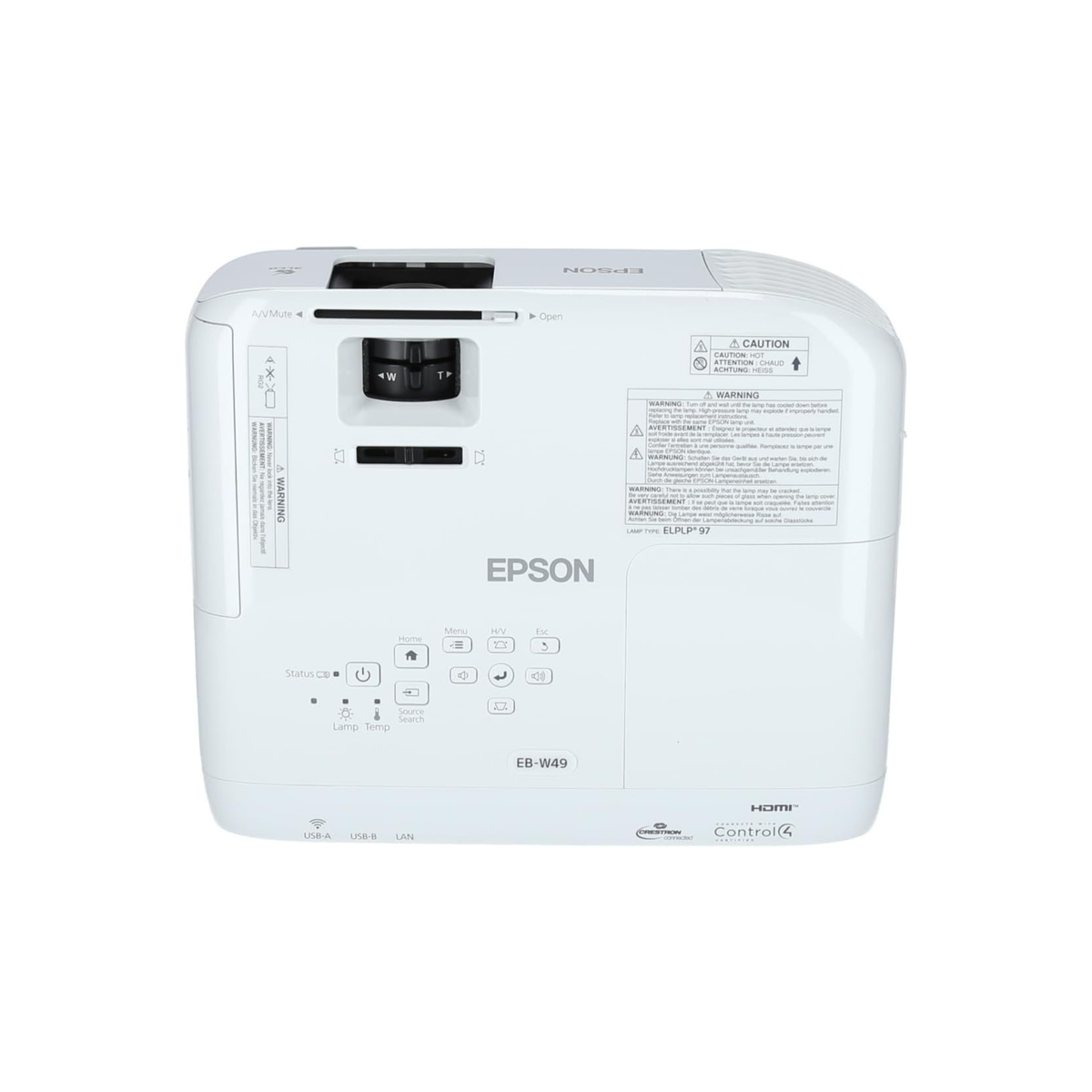 Epson EB-W49 Proyector WXGA 3800L 3LCD HDMI