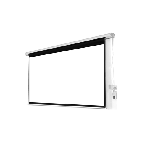 I-View Electric Projector Screen, 150-inch, 16:9 Ratio, Max White, Wall/Ceiling Mount, RF Remote