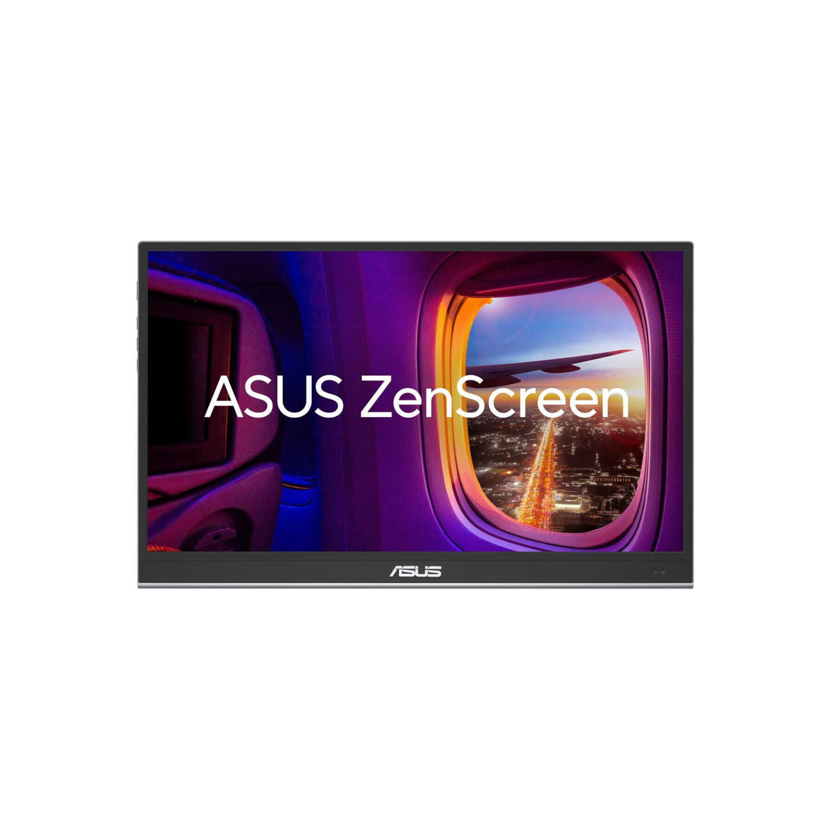 ASUS MQ16AHE ZenScreen OLED Portable Monitor, 16" FHD OLED Display, 60Hz Refresh Rate, 1ms (GTG) Response Time, Flicker-Free, GamePlus, 360° Kickstand, 1073.7M Display Colors, Silver | MQ16AHE