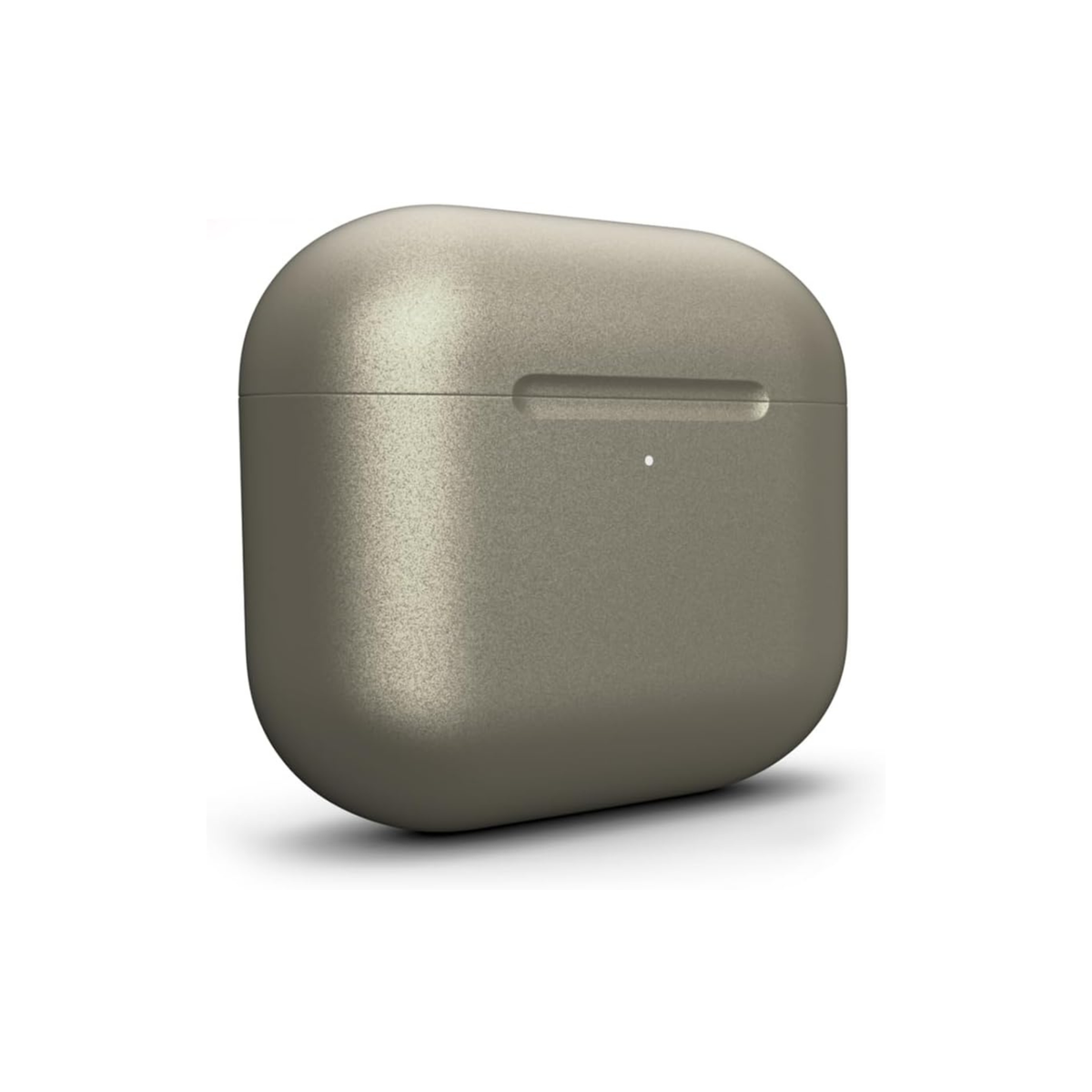 MERLIN CRAFT CUSTOMISED BOLD APPLE AIRPODS 4 ANC WIRELESS EARBUDS, BLUETOOTH HEADPHONES, PERSONALIZED SPATIAL AUDIO, WATER RESISTANT,NOISE CANCELLATION, USB-C CASE, H2 CHIP (NATURAL TITANIUM)