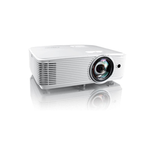 Optoma GT1080HDRx Short Throw Gaming Projector | Enhanced Gaming Mode for 1080p 120Hz Gameplay at 8.4ms | 1080p and HDR support with 4K UHD input | Bright 3,800 Lumens for Day and Night Gaming | White