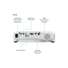 Epson EB-W06 3LCD, 3700 Lumens, 320 Inch Display, WXGA Projector - White