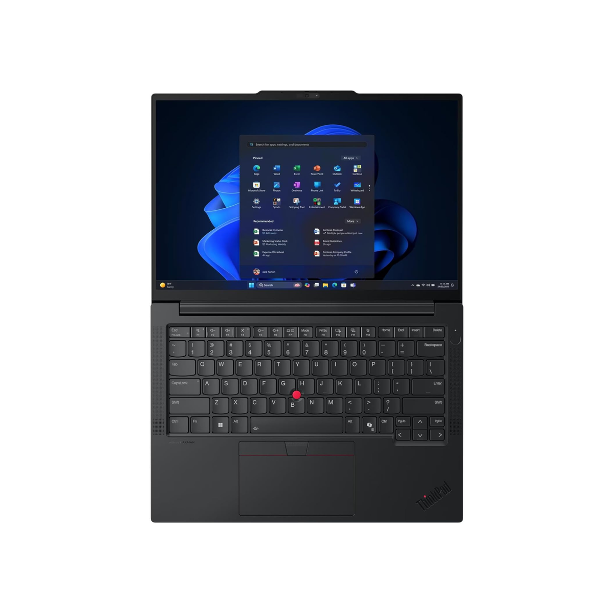 Newest Lenovo ThinkPad E14 Gen 7 Business Laptop (14" WUXGA+ Anti-Glare, Intel® Core™ Ultra 7 255H, 16 GB DDR5-5600, 512GB SSD, Backlit, Fingerprint, Win 11 Pro, Black (1 Year Lenovo Warranty)