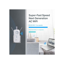 TP-Link AC1750 WiFi Extender (RE450), PCMag Editor's Choice, Up to 1750Mbps, Dual Band WiFi Repeater, Internet Booster, Extend WiFi Range further