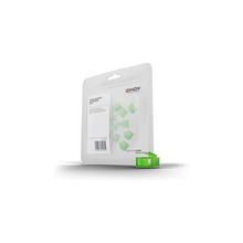 LINDY 20 x RJ-45 Port Blockers without Key - Green