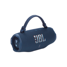 JBL Charge 6 - Portable waterproof and drop-proof Bluetooth speaker with built-in power bank, multi-speaker connection via Auracast, up to 28 hours playtime, fast charging, and powerful sound – Blue.