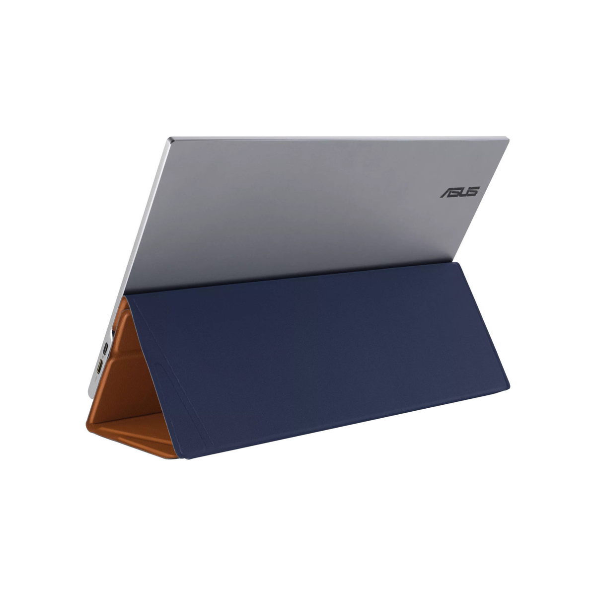 ASUS ZenScreen OLED MQ13AH 13.3" FHD Portable Monitor, 1ms Response Time, OLED, 100% DCI-P3, HDR-10, Proximity Sensor, Smart Case, USB-C, Mini HDMI, Silver | 90LM07EV-B01170