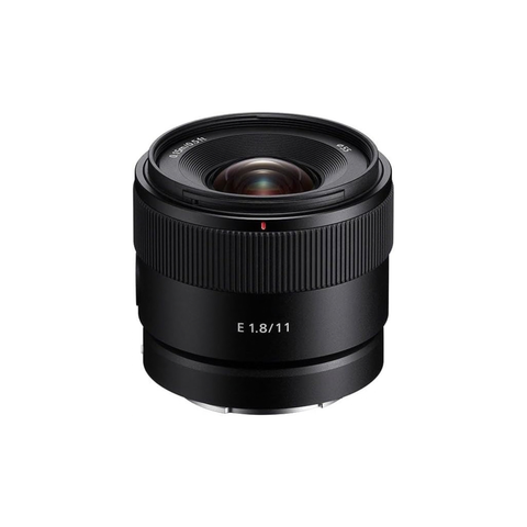 Sony E 11 mm F1.8 APS C Wide Angle Prime Lens SEL11F18, Black, One size