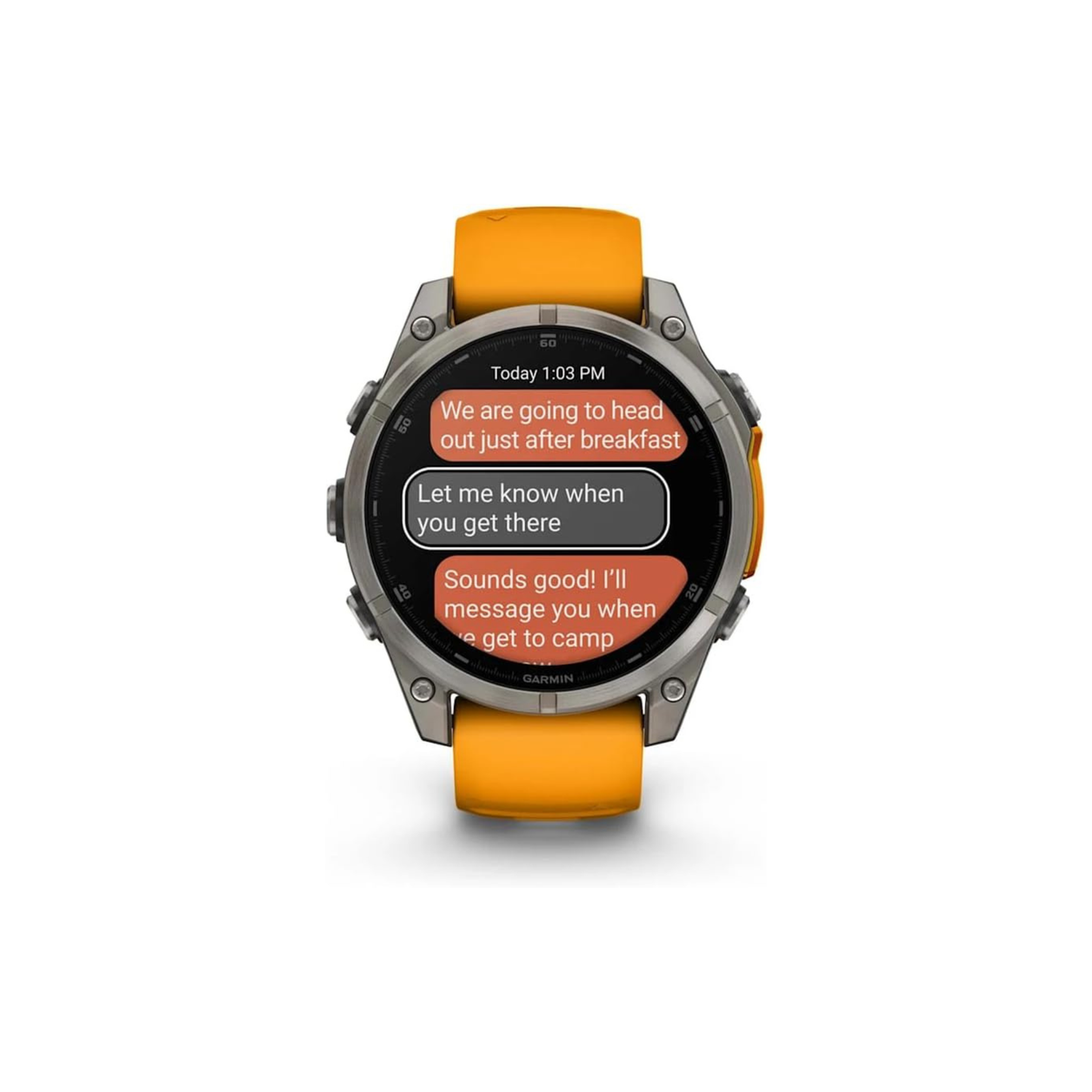 GARMIN Amoled Smartwatch Fenix 8-47 MM | Upto 29 Days of Battery Life | The Ultimate Smart Watch with Built-in LED Flashlight, Health Monitoring