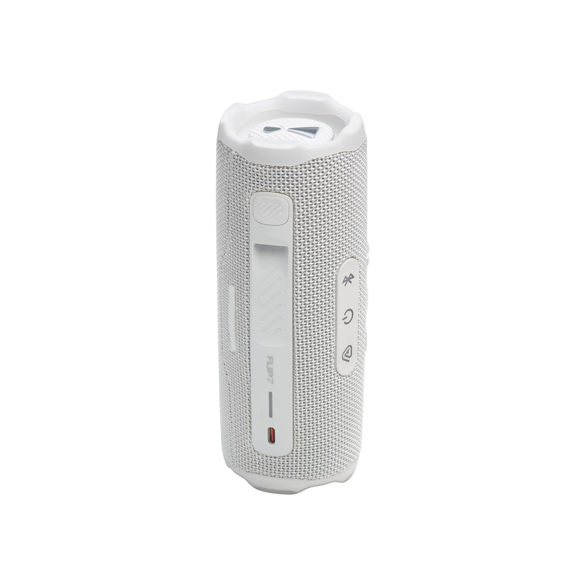JBL Flip 7 - JBL Pro Sound with AI Sound Boost, up to 16 hours of playtime, multi-speaker connection via Auracast, and waterproof, dustproof, drop-proof design for all adventures – White.