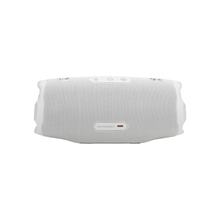 JBL Charge 6 - Portable waterproof and drop-proof Bluetooth speaker with built-in power bank, multi-speaker connection via Auracast, up to 28 hours playtime, fast charging, and powerful sound–White