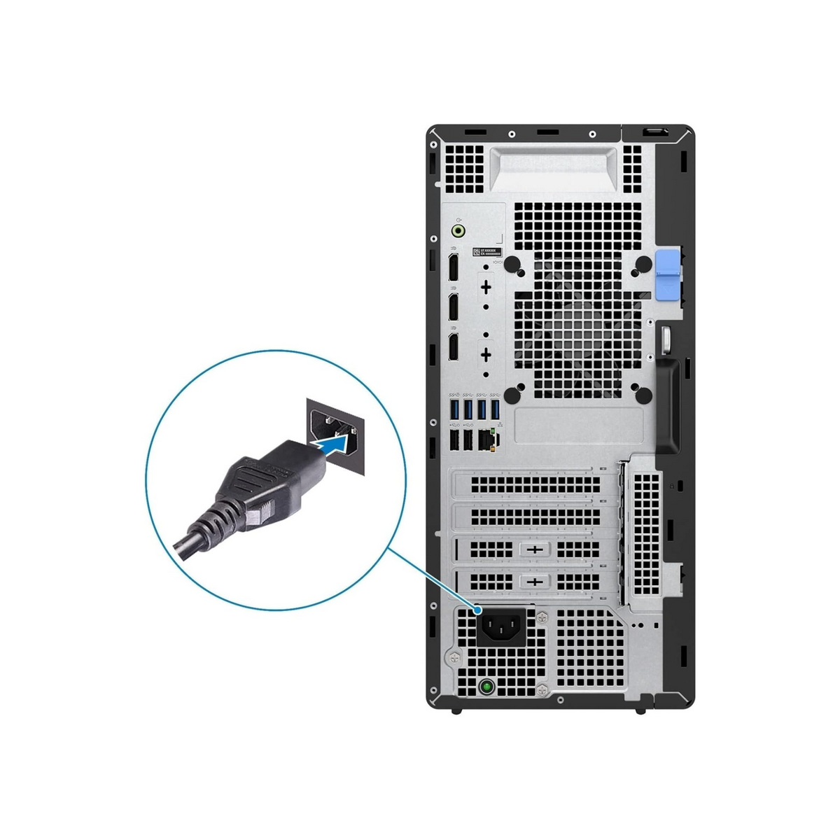 Dell OptiPlex 7000 Desktop Computer - Intel Core i7 12th Gen i7-12700 Dodeca-core (12 Core) 2.10 GHz - 16 GB RAM DDR5 SDRAM - 512 GB M.2 PCI Express NVMe 3.0 x4 SSD - Tower - Black
