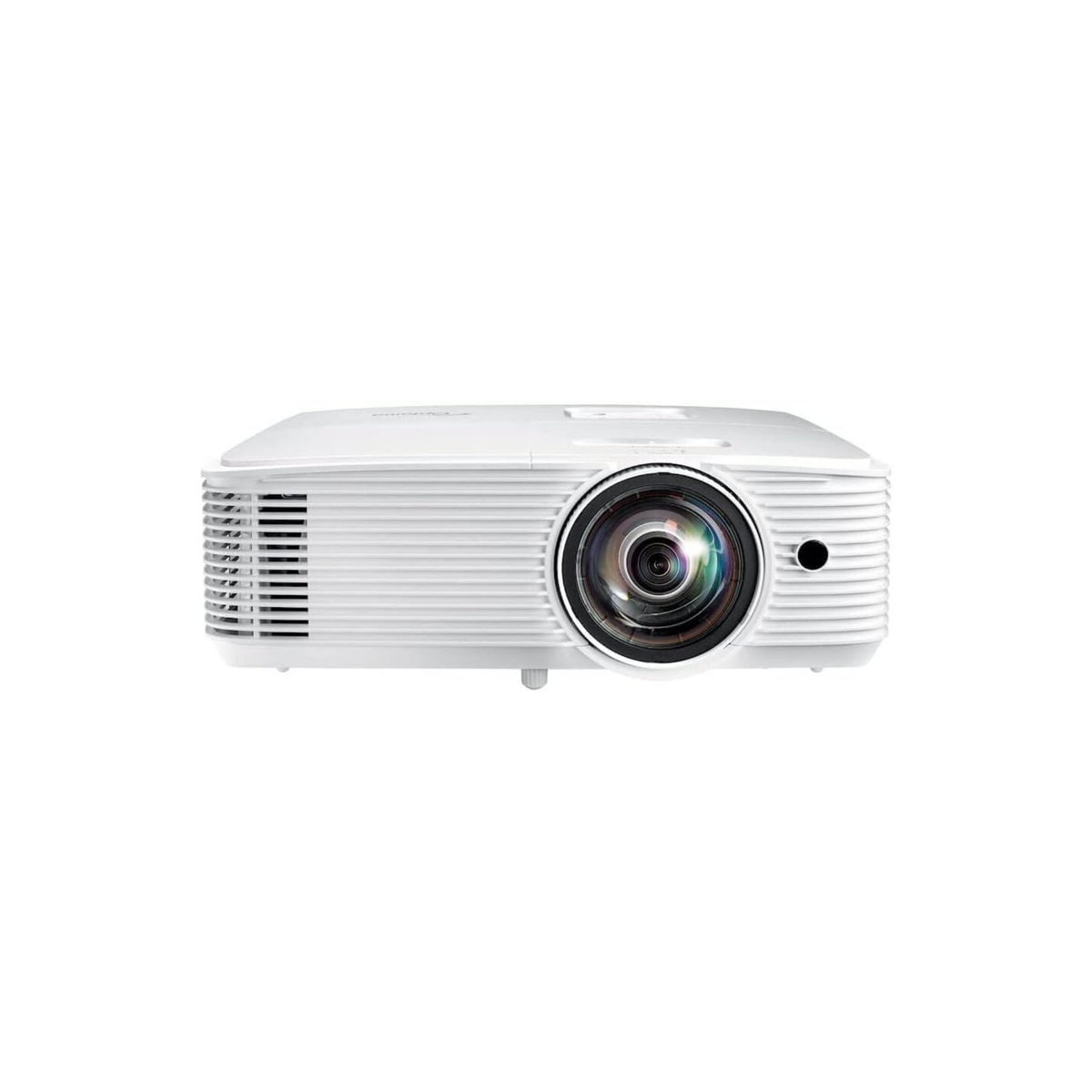 Optoma GT1080HDRx Short Throw Gaming Projector | Enhanced Gaming Mode for 1080p 120Hz Gameplay at 8.4ms | 1080p and HDR support with 4K UHD input | Bright 3,800 Lumens for Day and Night Gaming | White