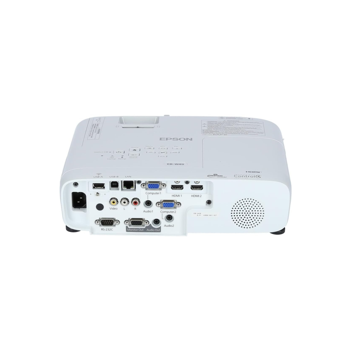 Epson EB-W49 Proyector WXGA 3800L 3LCD HDMI