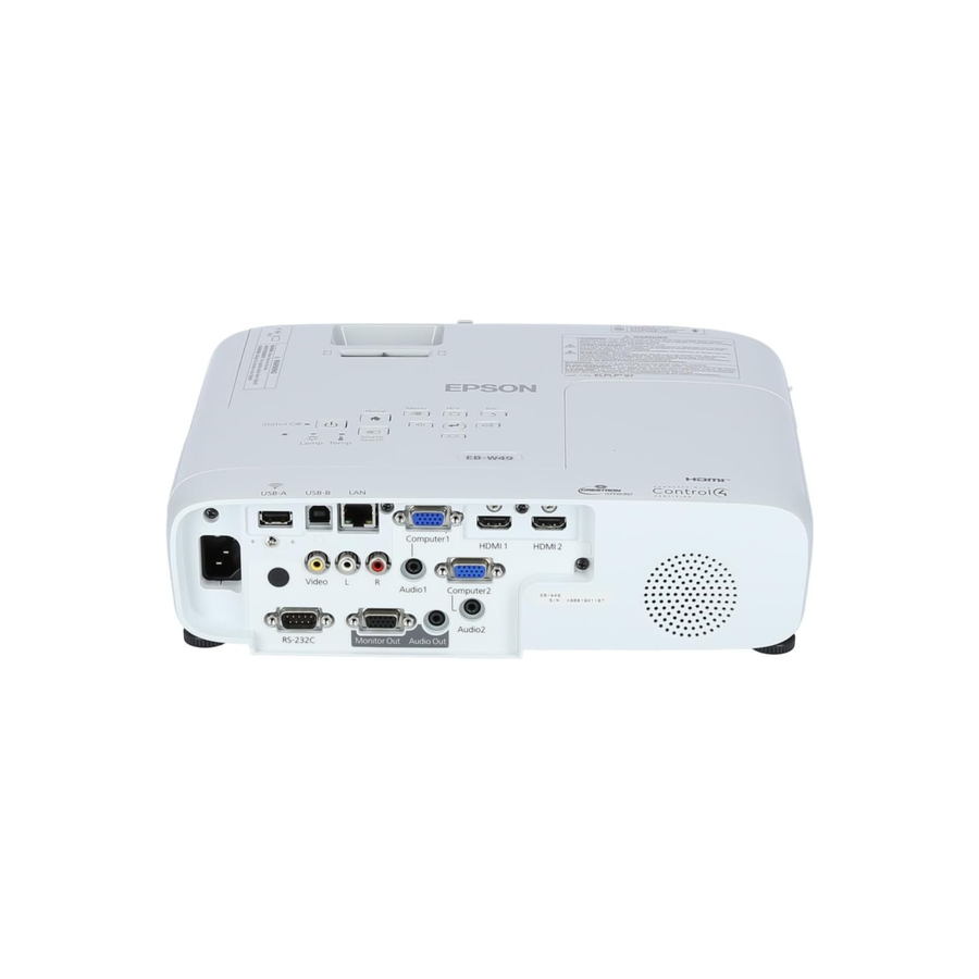 Epson EB-W49 Proyector WXGA 3800L 3LCD HDMI