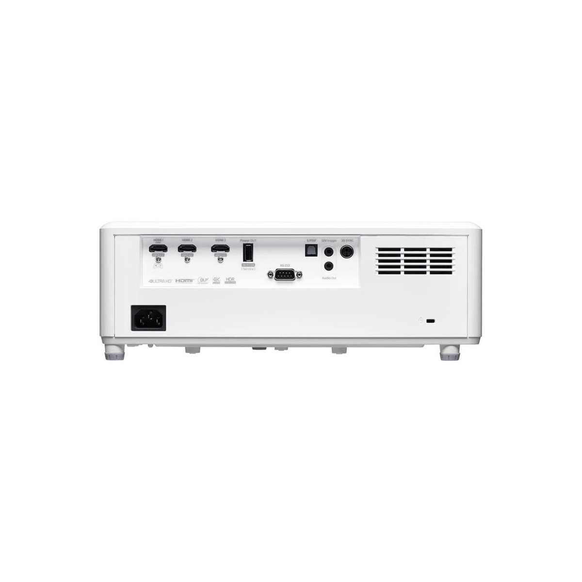 Optoma UHZ45 4K UHD Laser Home Theater and Gaming Projector | 3,800 Lumens for Lights-On Viewing | 240Hz Refresh Rate and Ultra-Low 4ms Response Time, White