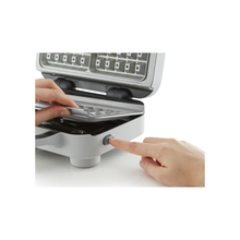 Breville VST072 DuraCeramic Waffle Maker, Non-Stick and Easy Clean with Deep-Fill Removable Plates, White and Stainless Steel