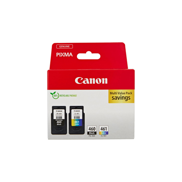 Canon INK Cartridge PG 460 CL 461 EMB Multicolor