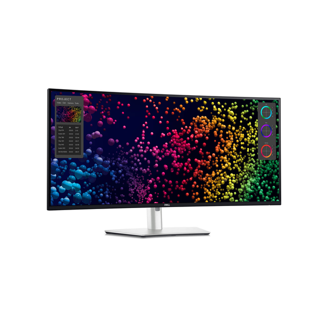 Dell U4025QW UltraSharp 40 Curved Thunderbolt Hub Monitor, 39.7" 5K WUHD IPS Display, 120Hz Refresh Rate, 5ms (Fast) Response Time, 2500R Curvature, 1.07B Color Support, White | U4025QW