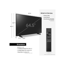 SAMSUNG 65-Inch Class Crystal 4K UHD AU8000 Series HDR, 3 HDMI Ports, Motion Xcelerator, Tap View, PC on TV, Q Symphony, Smart TV (2021) - International Version
