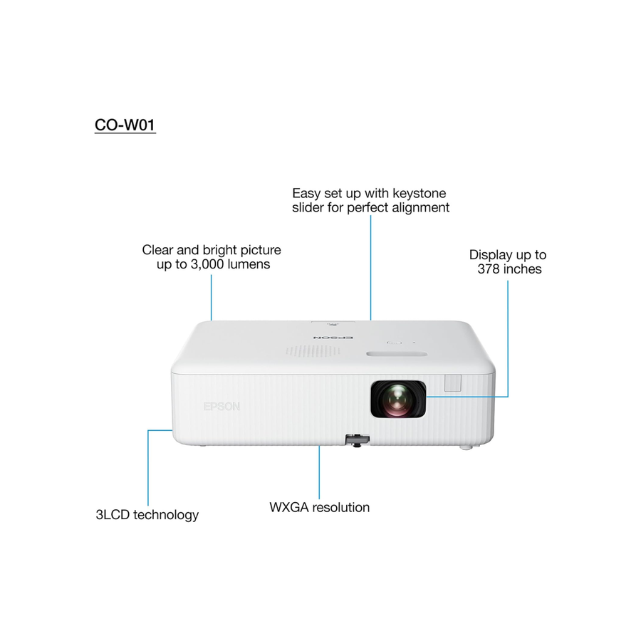 Epson CO-W01 WXGA Projector