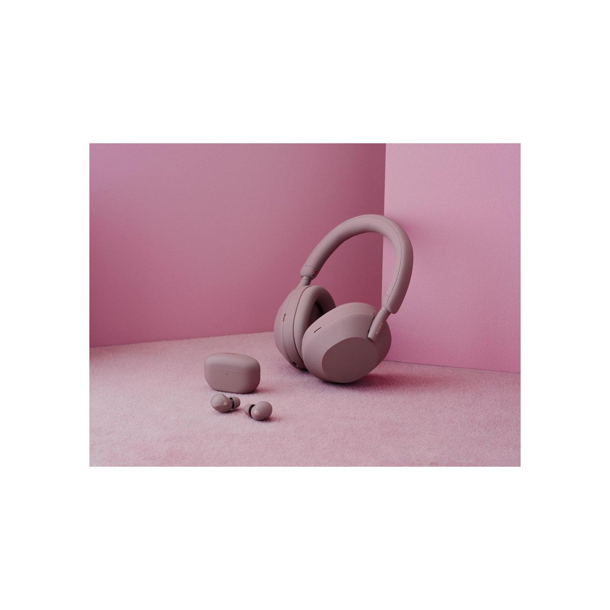 Sony WH-1000XM5 Industry Leading Noise Cancelling Wireless Headphones, Hi-Res Audio, Best Phone Call Quality, 30 Hours Battery Life, Wearing Detection, Alexa Voice Assistant, Multipoint - Pink