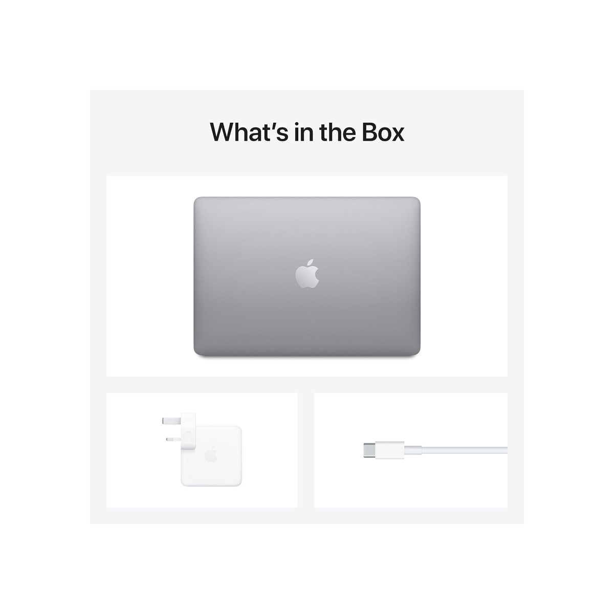 Apple 2020 MacBook Air Laptop: Apple M1 Chip, 13” Retina Display, 8GB RAM, 256GB SSD Storage, Backlit Keyboard, FaceTime HD Camera, Touch ID. Works with iPhone/iPad; Space Gray ; Arabic/English