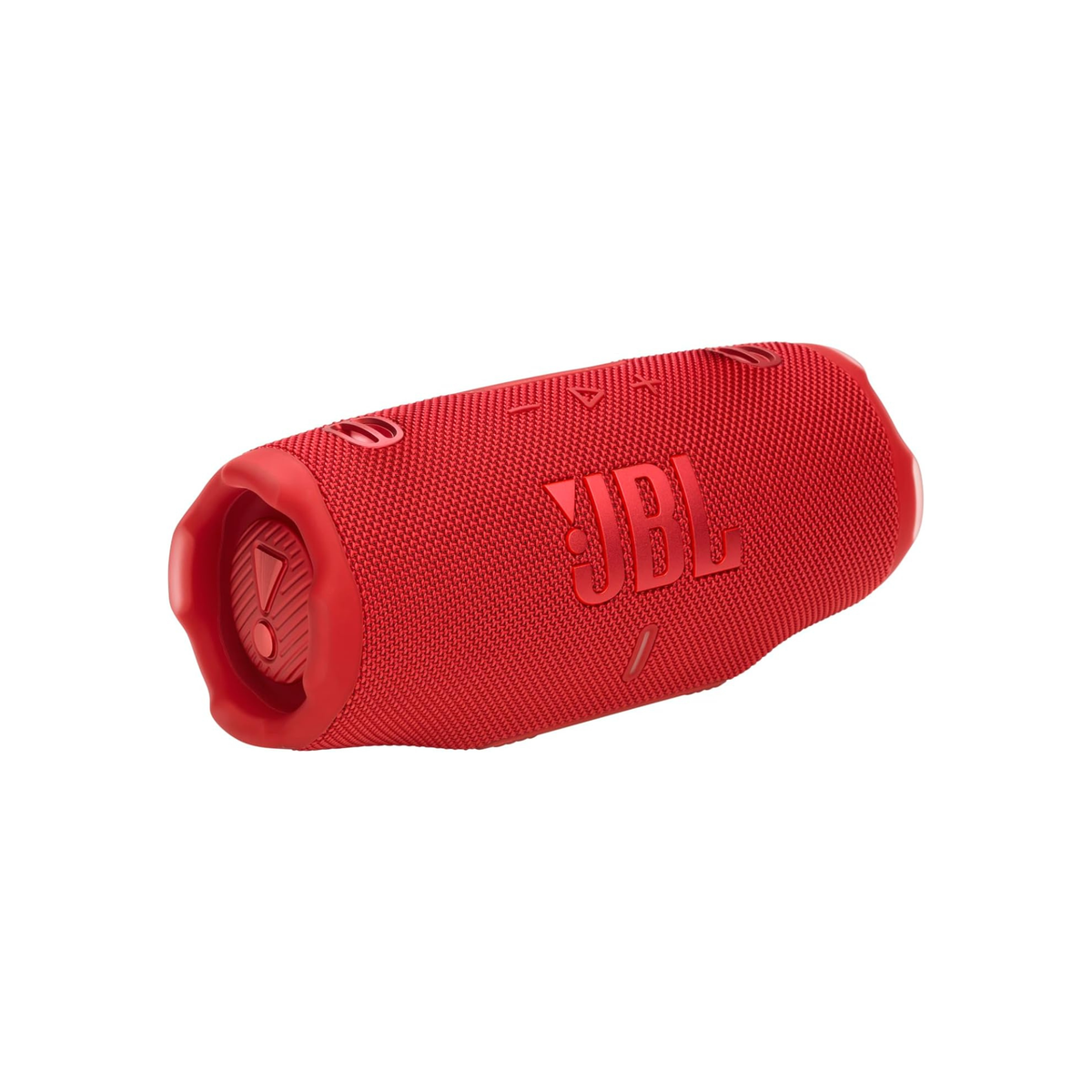JBL Charge 6 - Portable waterproof and drop-proof Bluetooth speaker with built-in power bank, multi-speaker connection via Auracast, up to 28 hours playtime, fast charging, and powerful sound – Red