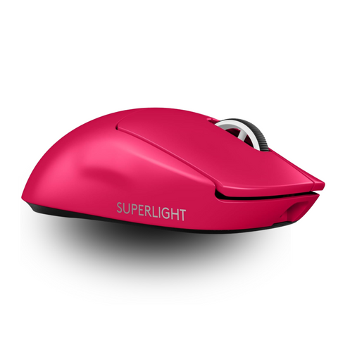 Logitech G PRO X SUPERLIGHT 2 LIGHTSPEED Wireless Gaming Mouse, Lightweight, LIGHTFORCE Hybrid Switches, HERO 2 Sensor, 32,000 DPI, 5 Programmable Buttons, USB-C Charging, PC & Mac - Deep Pink