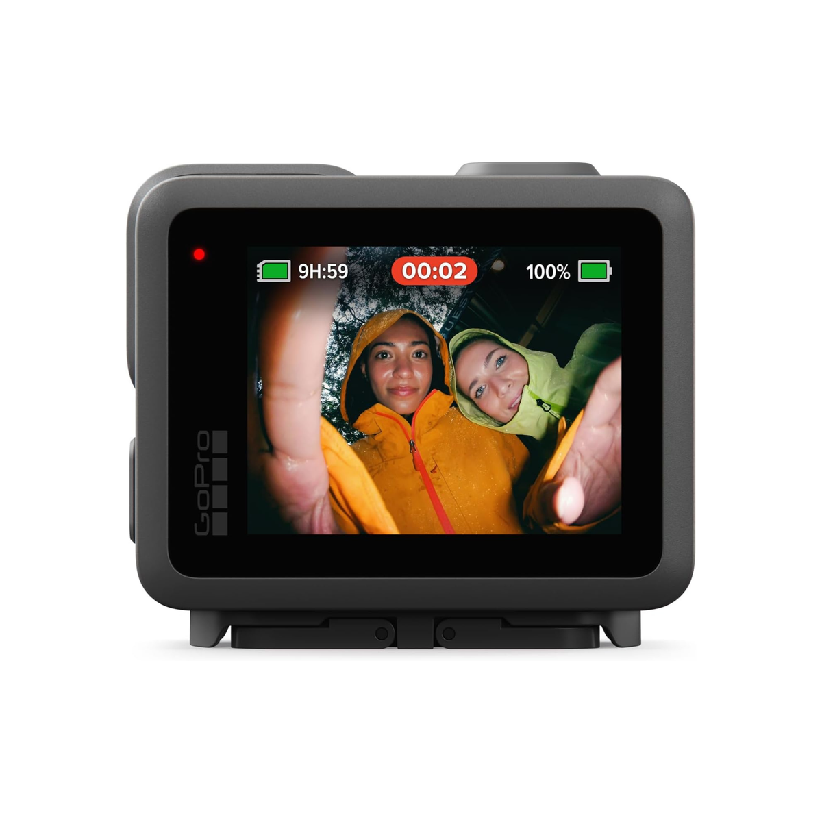 GoPro LIT Hero - Lightweight, Compact, Waterproof Action Camera with Built-in Light, 4K60 Ultra HD Video, 12MP Photo, Touch Screen, HyperSmooth Stabilization