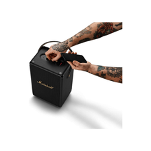 Marshall Tufton Portable Bluetooth 5.0 Speaker, 20+ Hours of Wireless Playtime - Water Resistant Speakers(IPX2), Powerful Audio, Black & Brass