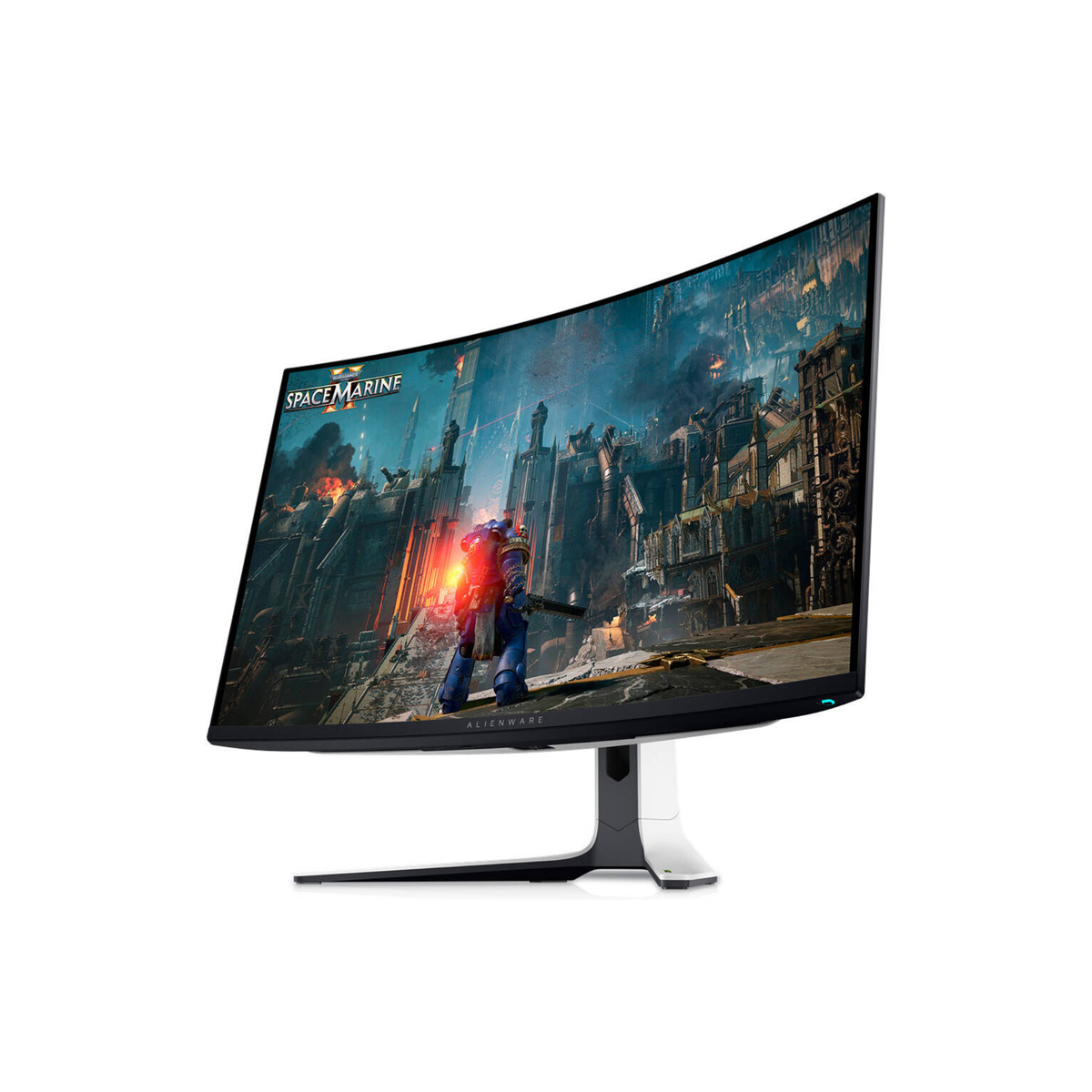 DELL Alienware 32" 4K QD-OLED Curved Gaming Monitor, 4K UHD 3840x2160 @ 240Hz, 0.03ms G-to-G, AdaptiveSync & NVIDIA G-Sync, 1Bn Colors, DCI-P3 99% Dolby Vision, DP 1.4 / HDMI 2.1, USB-C | AW3225QF