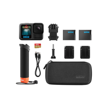 GoPro HERO13 Black Accessory Bundle - Includes The Handler, 2 Enduro Batteries, 2 Curved Adhesive Mounts, 64GB SanDisk MicroSD Card, and Carrying Case