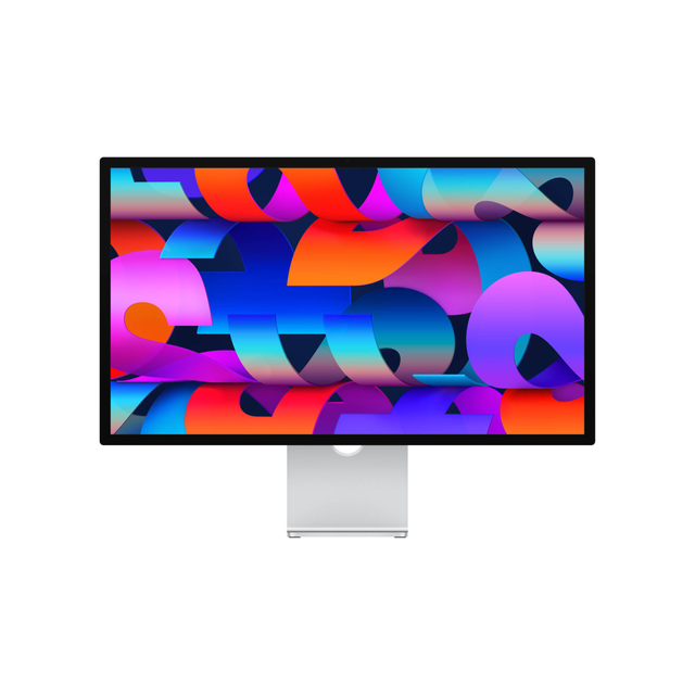 Apple Studio Display, 27" 5K Retina Display, Standard Glass, Tilt & Height Adjustable Stand, 5120x2880 Resolution, 1x Thunderbolt 3 & 3x USB-C Ports, 12MP Ultra Wide Camera | MYJF3 B/A / HN/A / MK0Q3