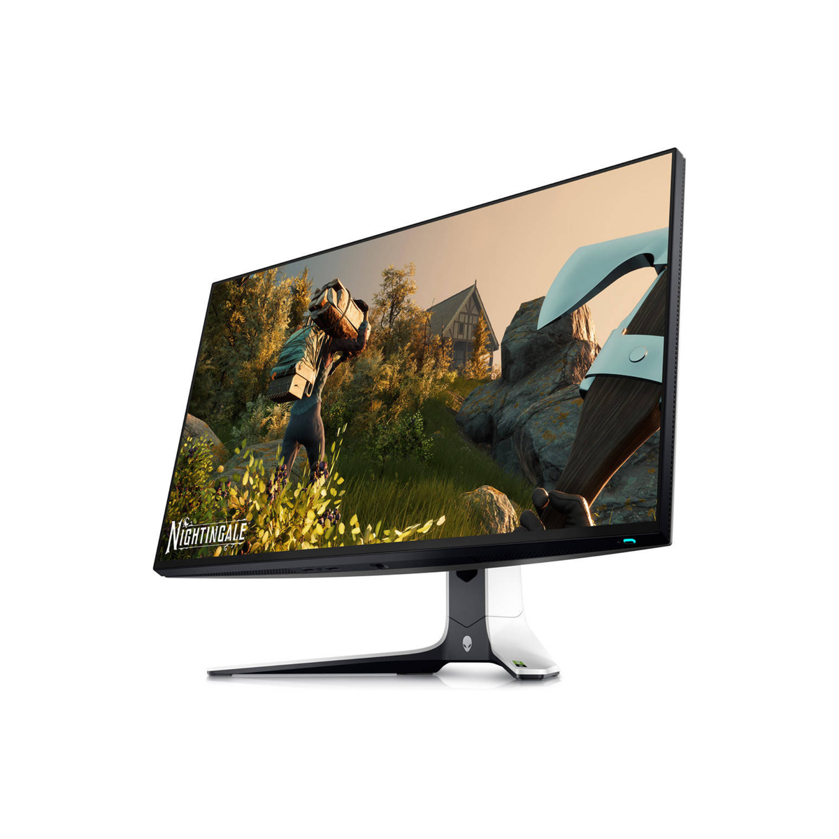 Dell Alienware AW2723DF 27" Gaming Monitor, QHD 240Hz TFT Active Matrix Display, 1ms Response, NVIDIA G-Sync, Height/Tilt/Swivel/Pivot Adjustability, 2x HDMI2 / DP 1.4 / USB3.2, Lunar Light | AW2723DF