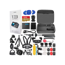 GoPro HERO13 (Hero 13) Black - Waterproof Action Camera with 5.3K Ultra HD Video, 27MP Photos, Live Streaming, Webcam, Stabilization + 128GB Card, 50 Piece Accessory Kit - Bundle