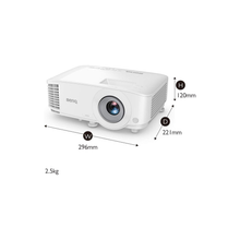 BenQ MX560 XGA Business & Education Projector, DLP, 4000 Lumens High Brightness, 20000:1 High Contrast Ratio, Dual HDMI, USB-A, Upto 15000 hrs Extra-Long Lamp Life, 10W Speaker, 3D Capable