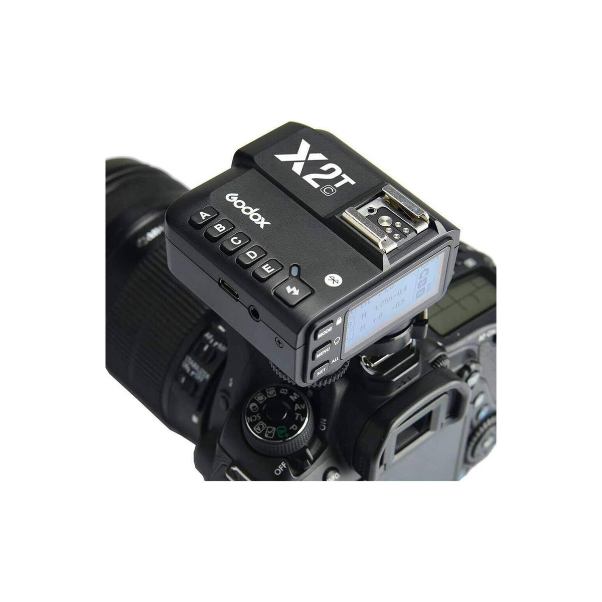 Godox X2T N 2.4 GHz TTL Wireless Flash Trigger for Nikon i TTL, HSS up to 1/8000s, 5 Groups, 32 Channels